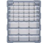 vidaXL Organizador con múltiples cajones, con 39 cajones, 38x16x47 cm