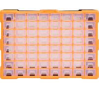 vidaXL Organizador con múltiples cajones, con 64 cajones, 52x16x37,5 cm
