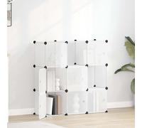 vidaXL Organizador de cubos de almacenamiento con 9 cubos y puertas