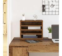 vidaXL Organizador de Escritorio Madera vieja 36 x 26 x 29,5 cm