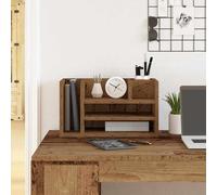 vidaXL Organizador de Escritorio Madera vieja 44,5 x 24 x 25 cm
