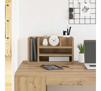vidaXL Organizador de Escritorio Roble artisan 44,5 x 24 x 25 cm