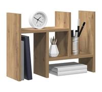 vidaXL Organizador de Escritorio Roble Artisan 50 x 15,5 x 35,5 cm