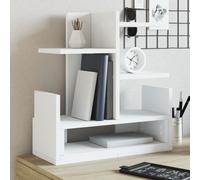 vidaXL Organizador escritorio madera ingeniería blanco 49x20x52,5 cm