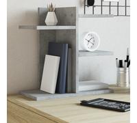 vidaXL Organizador escritorio madera ingeniería hormigón 42x21,5x42 cm
