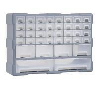 vidaXL Organizador multicajones con 38 cajones 52x16x37,5 cm
