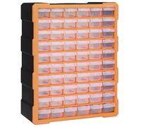 vidaXL Organizador multicajones con 60 cajones 38x16x47,5 cm