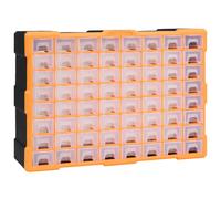 vidaXL Organizador multicajones con 64 cajones 52x16x37,5 cm