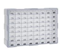 vidaXL Organizador multicajones con 64 cajones 52x16x37,5 cm