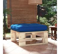vidaXL Otomana de jardín de palets madera de pino impregnada