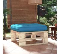 vidaXL Otomana de jardín de palets madera de pino impregnada