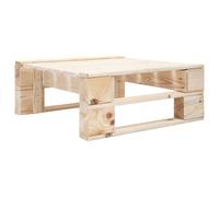 vidaXL Otomana de palés para jardín madera