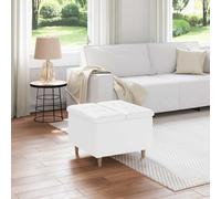 vidaXL Ottoman con Almacenamiento 60 x 60 x 45 cm Cuero sintético