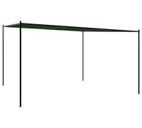 vidaXL Pabellón de 4 x 3,98 x 2,67 m, color verde, fabricado en poliéster y acero