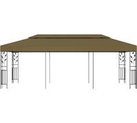 vidaXL Pabellón de 6x3 metros, color taupe, 180 g/m²