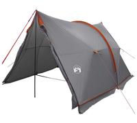 vidaXL: Pabellón impermeable, color gris y naranja