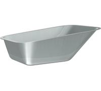 vidaXL: Pala de repuesto para carretilla, color plateado, 88 x 60 x 32 cm