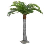 vidaXL Palmera artificial con 15 hojas verde 200 cm