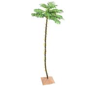 vidaXL Palmera artificial con 192 LED blanco cálido 300 cm
