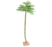vidaXL Palmera artificial con 252 LED blanco cálido 400 cm