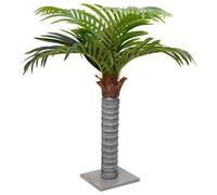 vidaXL Palmera artificial con 6 hojas verde 100 cm