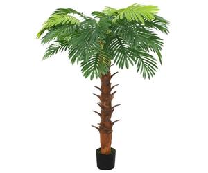 vidaXL Palmera Cycas Artificial con macetero 160 cm Verde