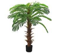 vidaXL Palmera artificial Cycas con macetero 140 cm Verde