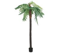 vidaXL Palmera Cycas Artificial con Macetero Verde Planta Falsa Oficina Dimensiones 140 cm, 90 cm, 160 cm y mas