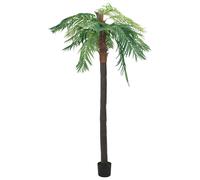 vidaXL Palmera Cycas Artificial con Macetero Verde Planta Falsa Oficina Dimensiones 140 cm, 90 cm, 160 cm y mas