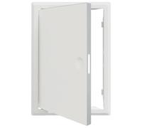 vidaXL Panel de acceso 43 x 33 x 3 cm Acero, Panel de acceso duradero, diseño moderno, accesorios para exterior, partes funcionales para seguridad en el hogar