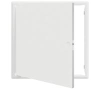 vidaXL Panel de acceso 63 x 63 x 3 cm Acero, Panel de acceso duradero, diseño moderno, accesorios para exterior, partes funcionales para seguridad en el hogar