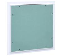 vidaXL Panel de acceso Estructura rampilla de inspección Aluminio y placa de yeso 400x400 mm