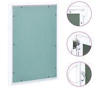 vidaXL Panel de acceso marco de aluminio y placa de yeso 400x600 mm