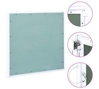 vidaXL Panel de acceso marco de aluminio y placa de yeso 500x500 mm