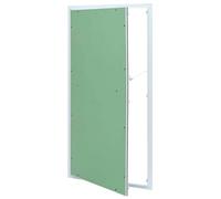 vidaXL Panel de Acceso Verde y Plata 55 x 105 cm Aluminio y Pladur