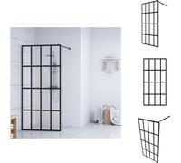 vidaXL: Panel de ducha para ducha a pie, vidrio de seguridad transparente, 90x195 cm - Paneles de ducha