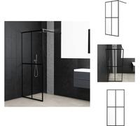 vidaXL: Panel de ducha para ducha a pie, vidrio de seguridad transparente, 90x195 cm - Paneles de ducha