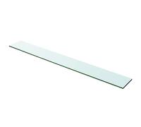 vidaXL Panel de Estante Vidrio Claro 100x12 cm