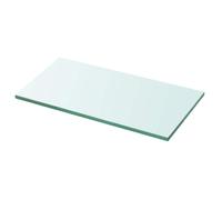 vidaXL Panel de estante vidrio claro 30x12 cm