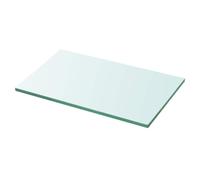 vidaXL Panel de estante vidrio claro 30x15 cm