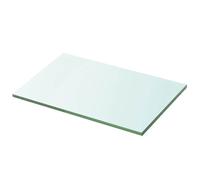 vidaXL Panel de estante vidrio claro 30x20 cm
