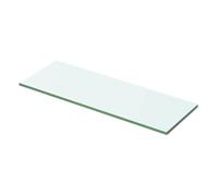 vidaXL Panel de estante vidrio claro 50x12 cm