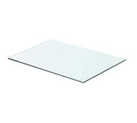 vidaXL Panel de Estante Vidrio Claro 50x30 cm