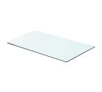 vidaXL Panel de Estante Vidrio Claro 60x30 cm