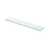 vidaXL Panel de estante vidrio claro 70x12 cm