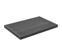 vidaXL Panel de suelo WPC para ducha, escalera y piscina – Accesorio jardín