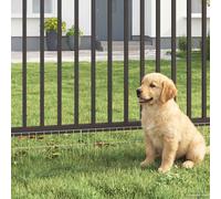 vidaXL Panel de valla de jardín 48 uds. 50 x 30 cm Acero Galvanizado