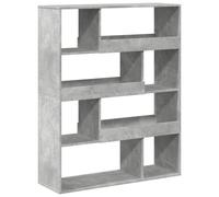 vidaXL Panel divisor de ambientes, gris hormigón, 100x33x125,5 cm, material de madera