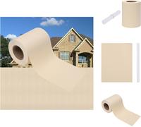 vidaXL - Panel divisor para jardín, PVC, 70 x 0,19 m, color crema - Paneles para vallas