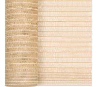 vidaXL, panel divisor para valla, color beige, 3,6 x 25 metros, HDPE, 150 g/m²